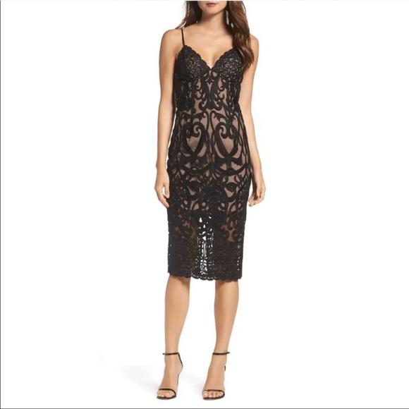 Bardot Gia Black Lace Dress size 4 XS - Picture 1 of 8